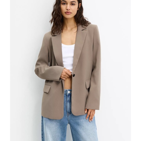 Pull&Bear Beige Blazer - Picture 5 of 12